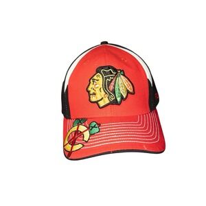 NHL Chicago‎ Blackhawks Reebok Face Off Mens Adjustable Hat Hockey Cap